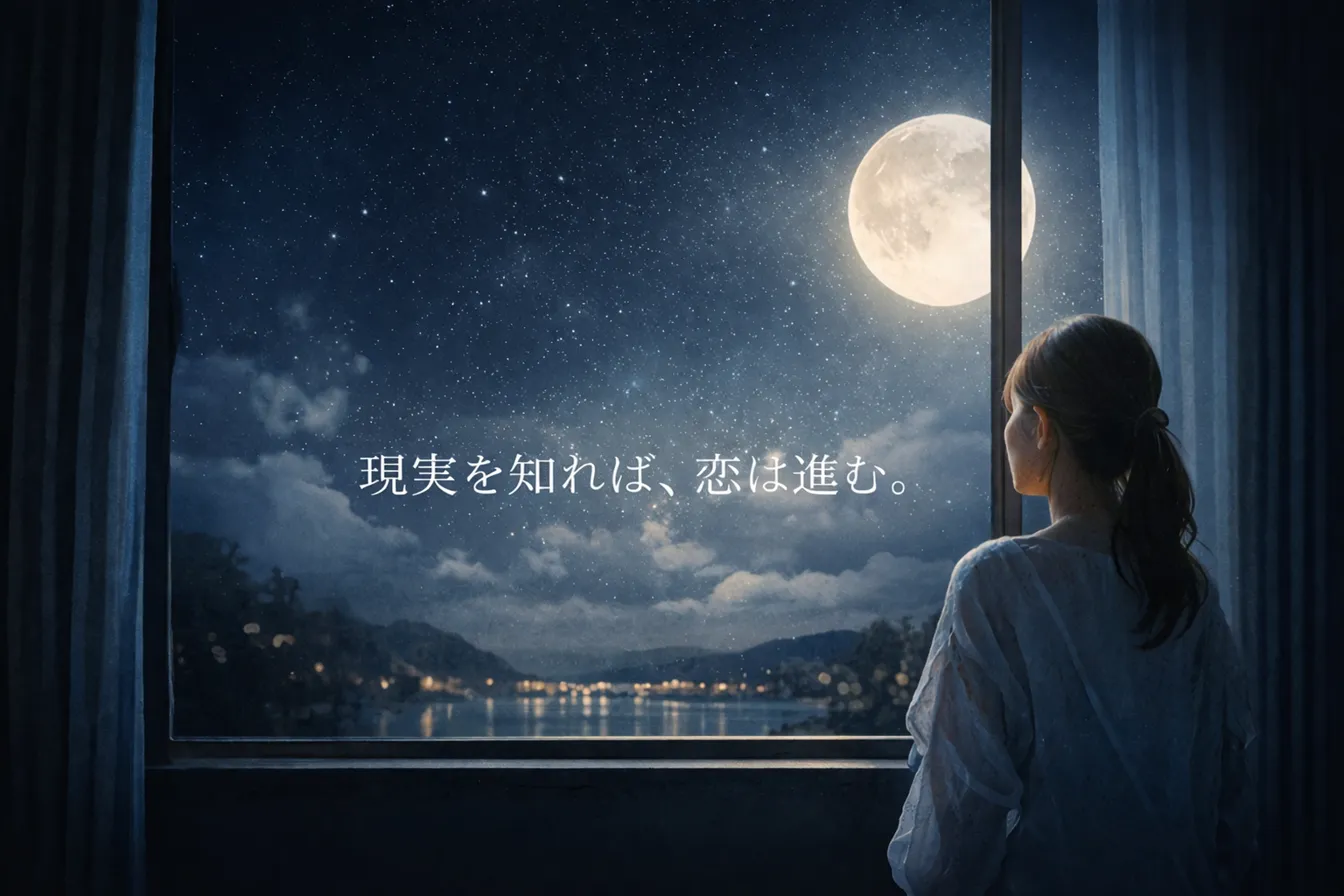 現実を知れば、恋は進む。